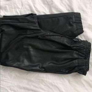 A&F Leather Pants